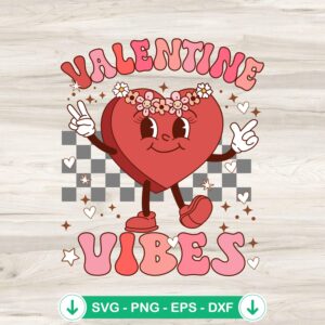 mockup-206430.jpg Valentine Vibes Groovy Checkered SVG file for Cricut projects
