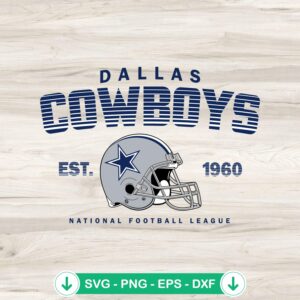 mockup-206554.jpg Dallas Cowboys Est. 1960 Retro svg file for Cricut and cutting machines