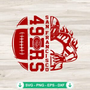 mockup-206769.jpg San Francisco 49ers football player svg file for cutting machines
