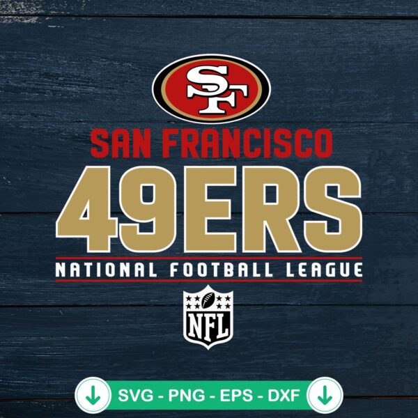 mockup-206775.jpg San Francisco 49ers NFL Logo svg file for Cricut cutting file