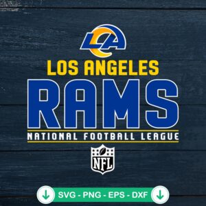 mockup-206785.jpg Los Angeles Rams NFL logo svg file for cricut cutting file