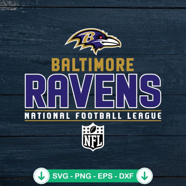 mockup-206856.jpg Baltimore Ravens NFL logo svg file for cricut cutting machine