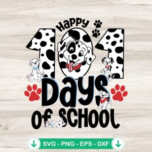 mockup-207844.jpg Happy 101 Days Of School SVG file for Cricut cutting machine
