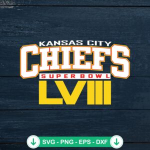 mockup-209160.jpg Retro Kansas City Chiefs Football SVG file for Super Bowl LVIII