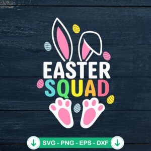 mockup-209848.jpg Easter Squad Bunny Easter Eggs SVG file - cutting file for Cricut