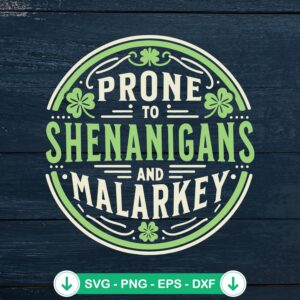 mockup-209936.jpg Retro Prone To Shenanigans SVG file for Cricut