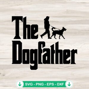 mockup-211065.jpg The Dogfather SVG file for Cricut cutting machine