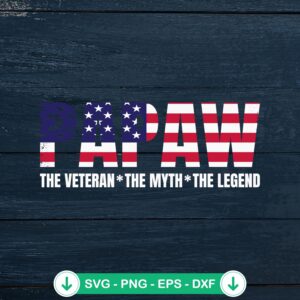 mockup-211068.jpg Papaw The Veteran SVG file for Cricut cutting file