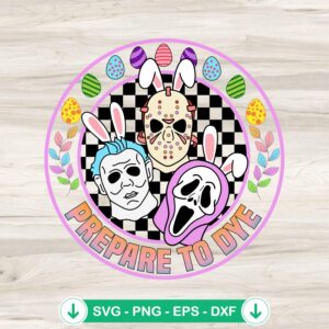 mockup-211413.jpg Prepare To Dye Retro SVG file for horror movie themed crafts