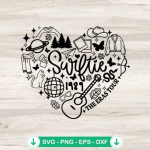 mockup-211523.jpg Swiftie The Eras Tour Heart SVG file for Cricut cutting