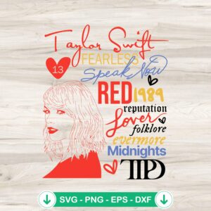 mockup-211793.jpg Taylor Swift Albums SVG file for Cricut cutting machine