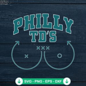 mockup-74145.jpg Philly TD's NFL Football SVG file for Cricut cutting machine