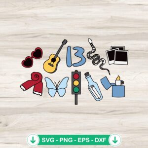 Taylor Swift Icon The Eras Tour SVG file for cutting