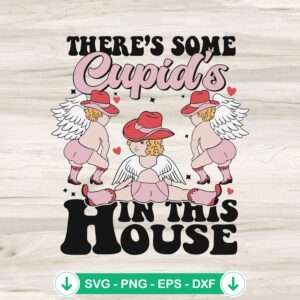 mockup-74274.jpg There's Some Cupid's In This House svg file - cricut cutting file