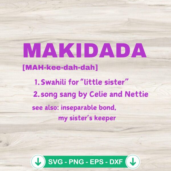 The Color Purple svg file for Cricut cutting machine