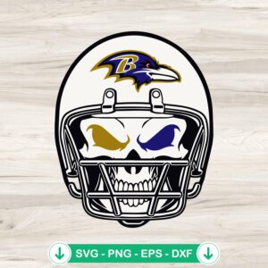 mockup-74387.jpg Baltimore Ravens Skull Helmet SVG file for Cricut cutting machine