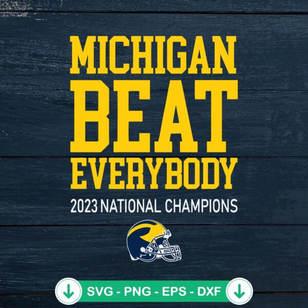 Michigan Wolverines SVG file for Cricut and cutting machine