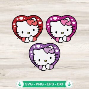 mockup-74607.jpg Hello Kitty Heart Valentine SVG file for Cricut cutting