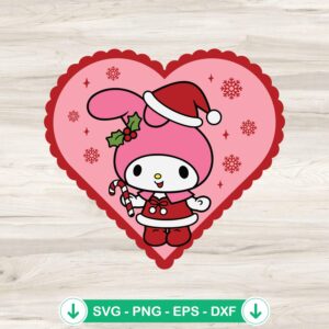 mockup-74649.jpg Kawaii Kitty Heart Valentine SVG file for cutting machines