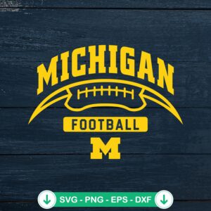 Michigan Football SVG file for Cricut cutting machine