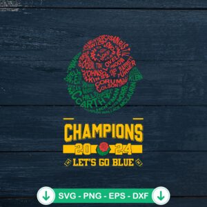 Michigan Champions 2024 SVG file for Cricut cutting machine