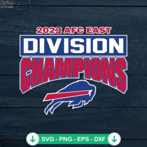 mockup-74811.jpg 2023 AFC East Division Champions SVG file for Buffalo Bills