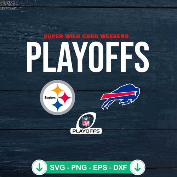 Pittsburgh Steelers Vs Buffalo Bills SVG file for cutting machine