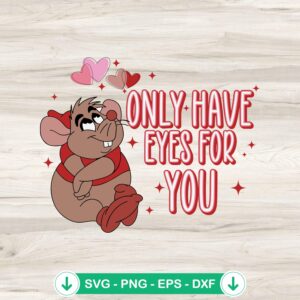 mockup-75204.jpg Disney Gus Gus Only Have Eyes For You SVG file for cutting machines