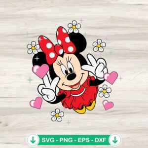 mockup-75219.jpg Minnie Mouse Peace Sign SVG file for cutting machines