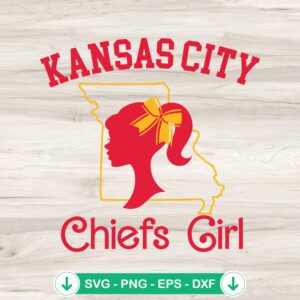 mockup-75265.jpg Kansas City Chiefs Girl svg file for cutting machines