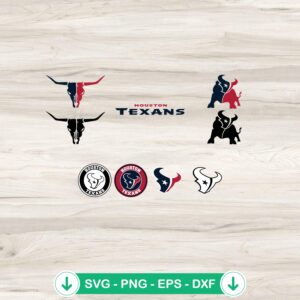 Houston Texans Football Logo SVG file, Cricut cut file