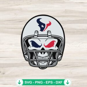 Houston Texans Skull Helmet SVG file for cutting machines
