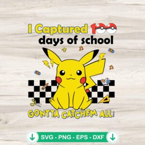 mockup-75441.jpg I Captured 100 Days Of School SVG file for Cricut and Silhouette