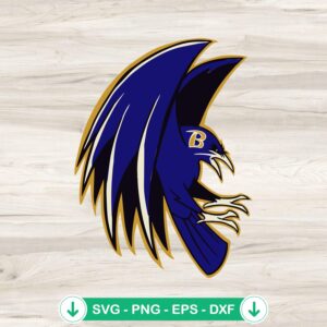 Baltimore Ravens Football Super Bowl svg file for cutting machine