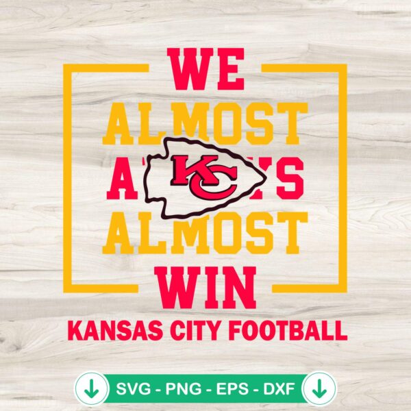 Kansas City Chiefs SVG file for Cricut - football cut file