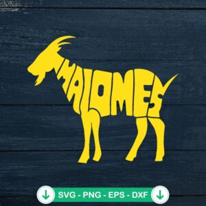 mockup-75542.jpg Mahomes Goat SVG file for Cricut, Patrick Mahomes cutting file