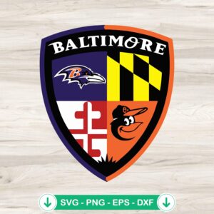 mockup-75688.jpg Baltimore Ravens Orioles Bullets SVG file for Cricut cutting machine