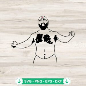 mockup-75947.jpg Jason Kelce KC No 1 SVG file for Cricut and DIY projects
