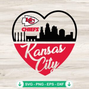 mockup-75959.jpg Kansas City Skyline Heart SVG file for Cricut cutting machine