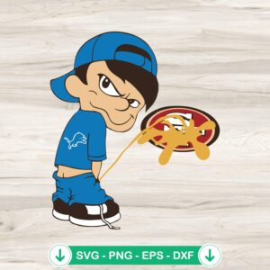 mockup-76217.jpg Boy Detroit Lions Piss On 49ers SVG file for cricut