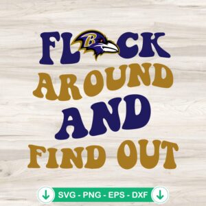 mockup-76220.jpg Flock Around And Find Out Ravens SVG file for cricut cutting