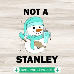 mockup-76289.jpg Not a Stanley Snowman SVG file for Cricut and cutting machine