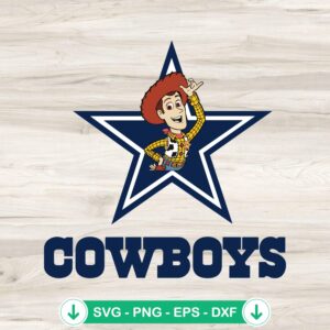 Dallas Cowboys Toy Story SVG file, cricut svg cutting file