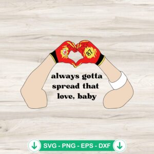 mockup-76500.jpg Travis Kelce SVG file for heart hand and Chiefs football