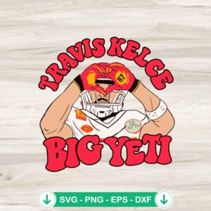 mockup-76639.jpg Travis Kelce Heart Hands Big Yeti SVG file for cutting machines