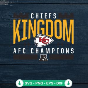 mockup-76674.jpg Chiefs Kingdom 2023 AFC Champions svg file, cricut svg cutting file