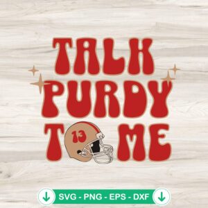 mockup-76844.jpg Talk Purdy to me SVG file for 49ers football, cricut svg