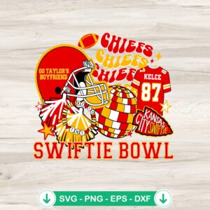 Swiftie Bowl Super Bowl 2024 SVG file for Cricut cutting