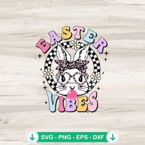 mockup-77499.jpg Bunny Easter Vibes SVG file for Cricut cutting machine