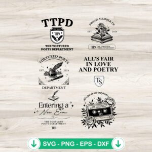 mockup-78193.jpg The Tortured Poets Department SVG file for Cricut cutting machine